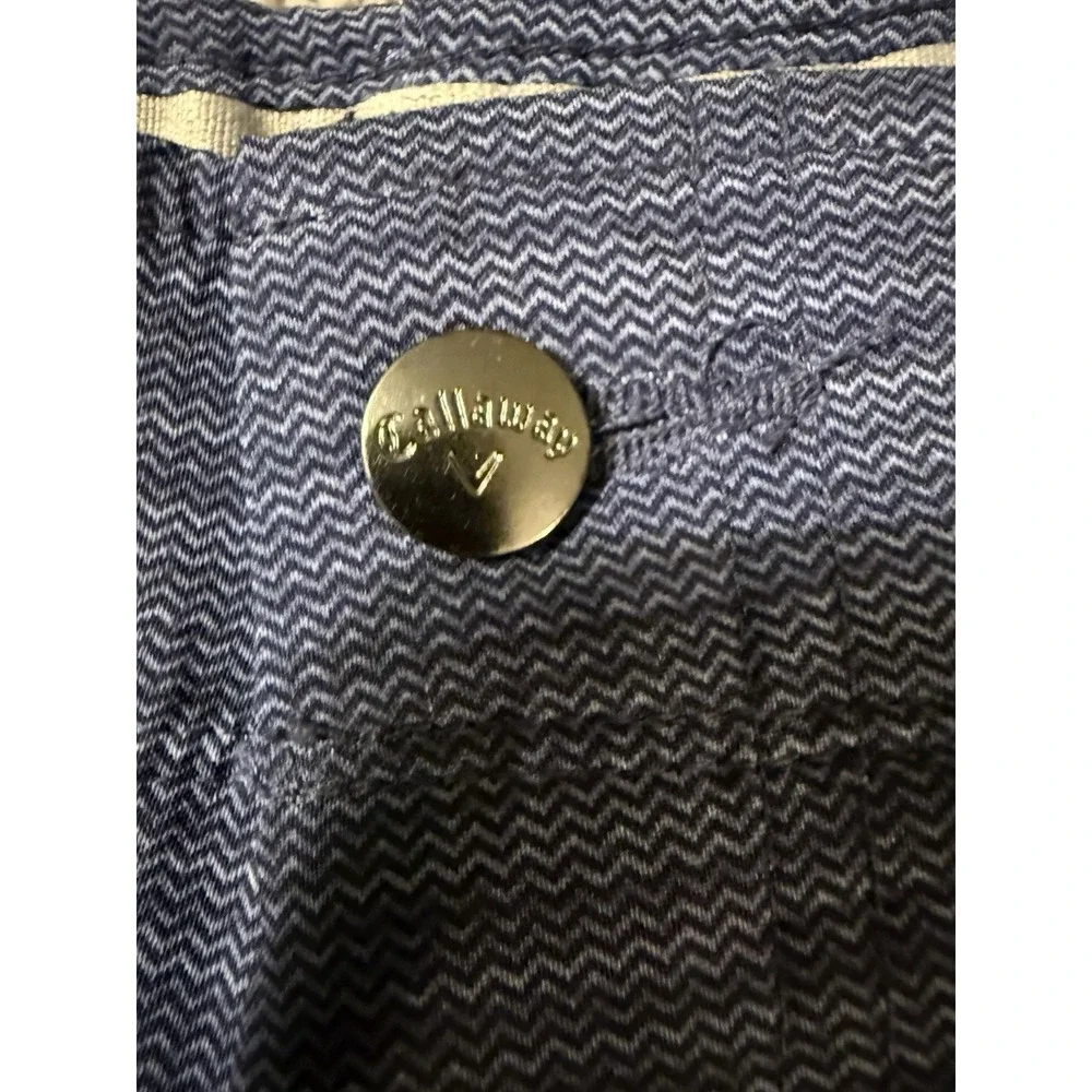 Callaway Performance Golf Short Blue Men's 34 Athletic Stretch Opti-Dri Logo